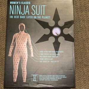 Airblaster ninja suit, women’s medium, pink, brand new!